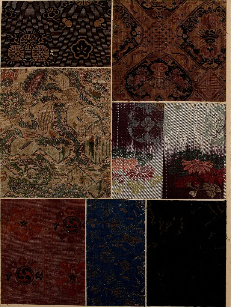 An illustration from (Oriental textile samples, 1700, leaf 15