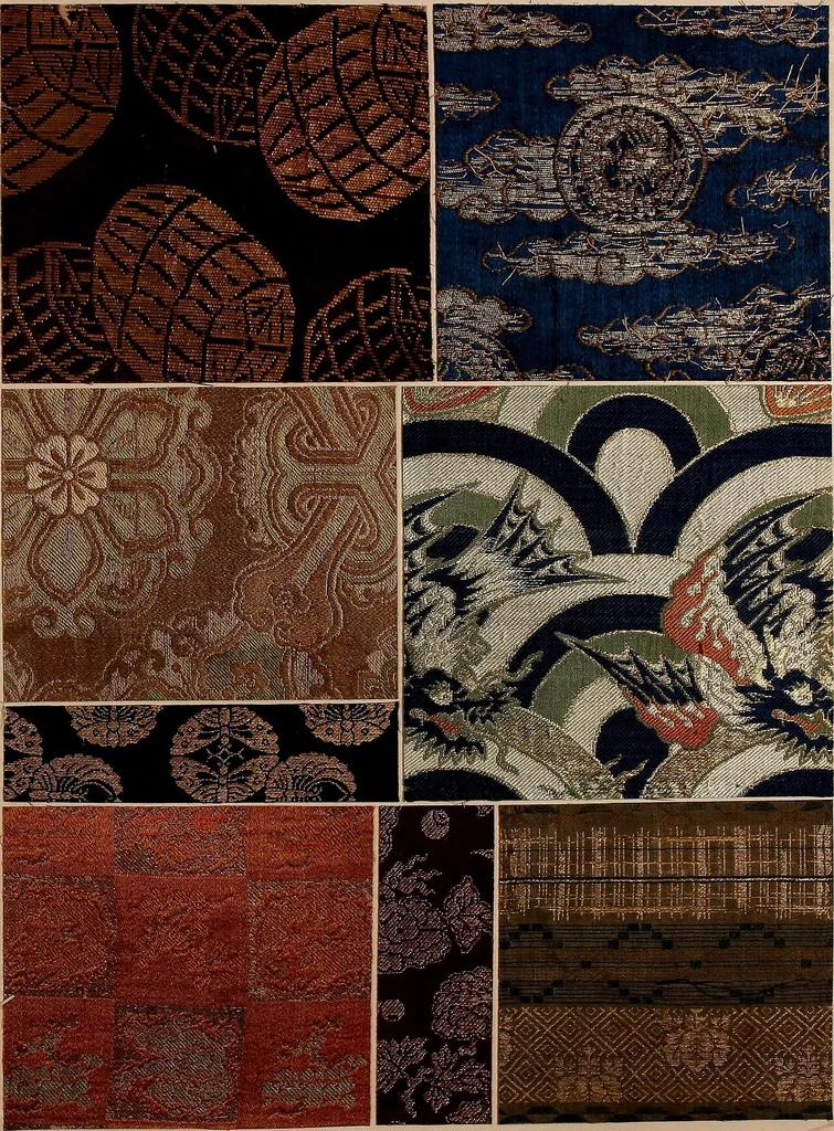 An illustration from (Oriental textile samples, 1700, leaf 42