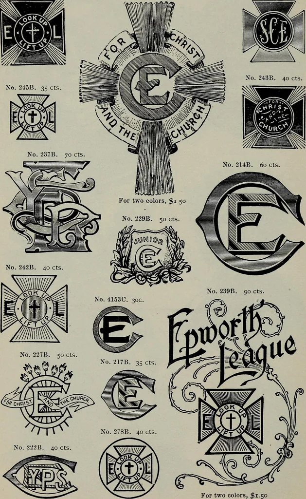 An illustration from Specimens of type, borders, ornaments, brass rules and cuts, etc. : catalogue of printing machinery and materials, wood goods, etc, 1897, leaf 731