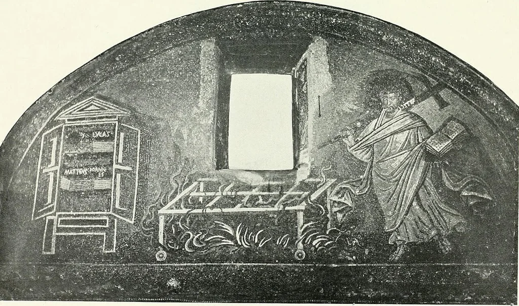 An illustration from Die Wandmosaiken von Ravenna, 1912, leaf 348