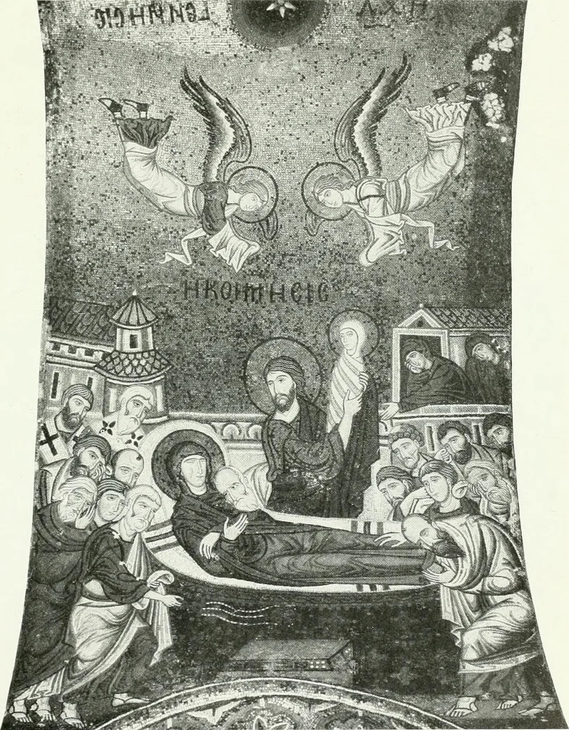 An illustration from Die Wandmosaiken von Ravenna, 1912, leaf 450