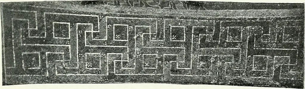 An illustration from Die Wandmosaiken von Ravenna, 1912, leaf 342