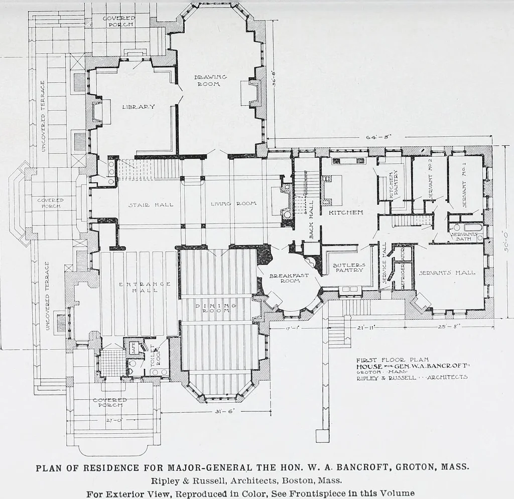 An illustration from Cyclopedia of architecture, carpentry, and building : a general reference work, 1912, leaf 17