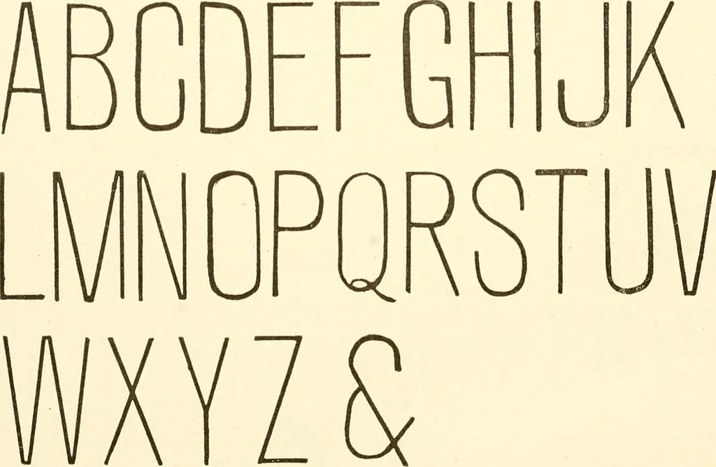 An illustration from How to make show cards; a practical treatise for the use of retail merchants and their clerks, 1916, leaf 67