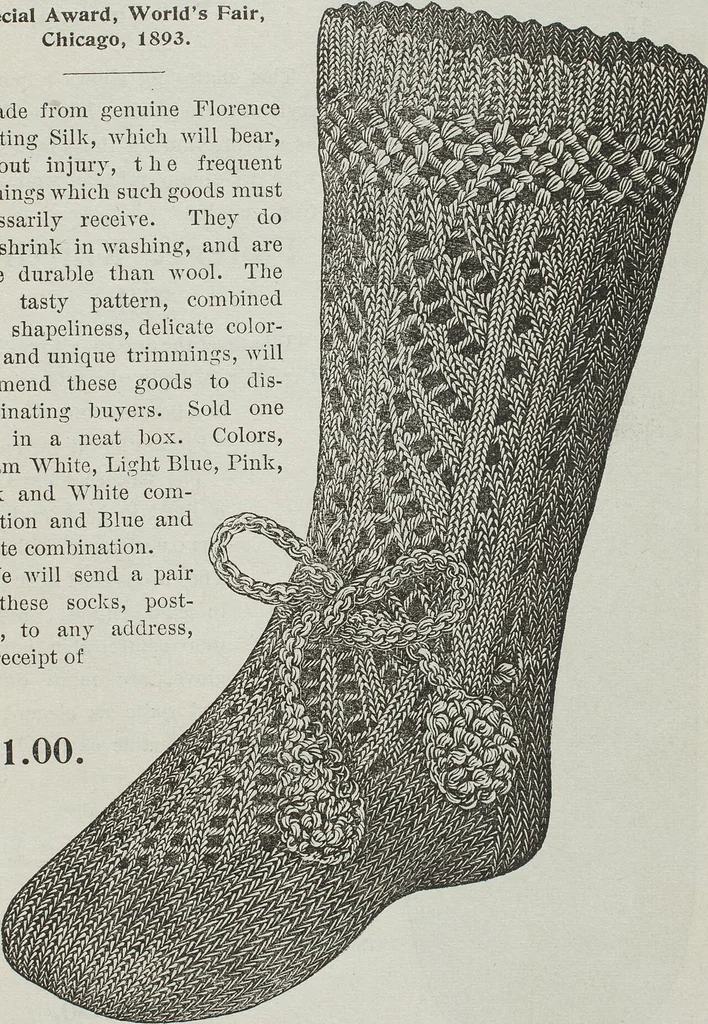 An illustration from Florence home needle-work, 1895, leaf 90