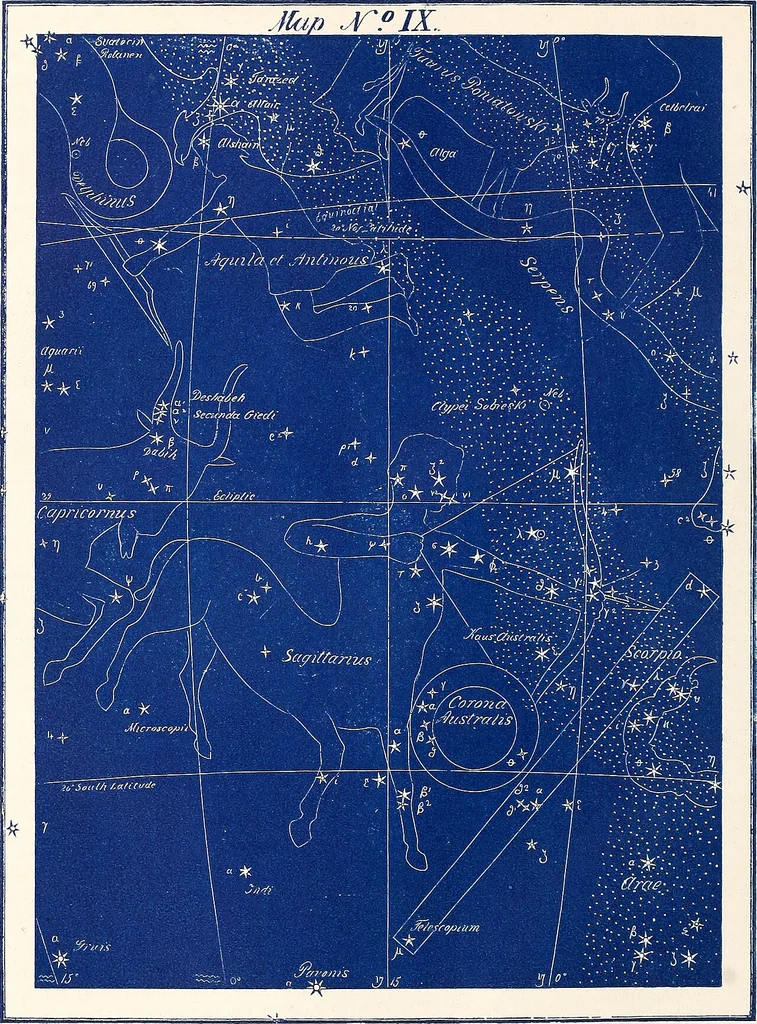 An illustration from Astronomy without a telescope:, 1869, leaf 57