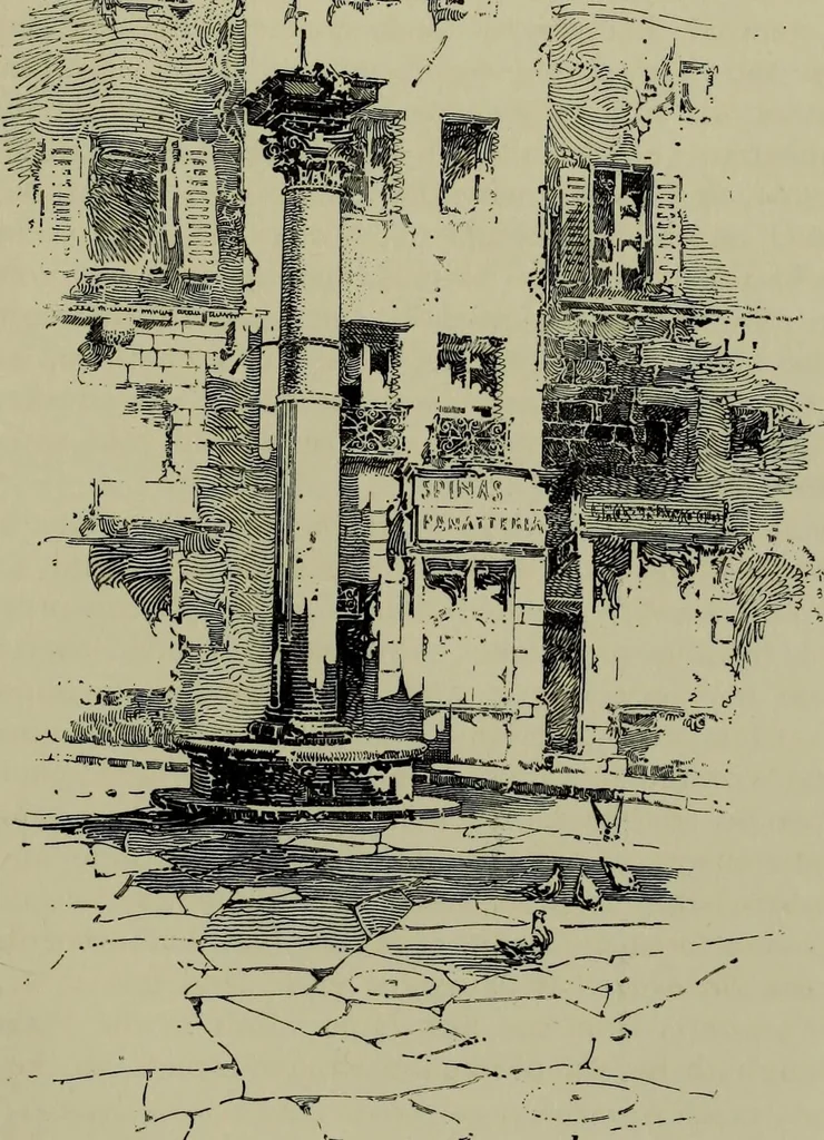 An illustration from The builders of Florence, 1907, leaf 254