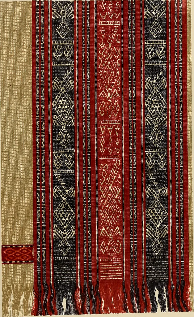An illustration from De inlandsche kunstnijverheid in Nederlandsch Indië, 1912, leaf 87