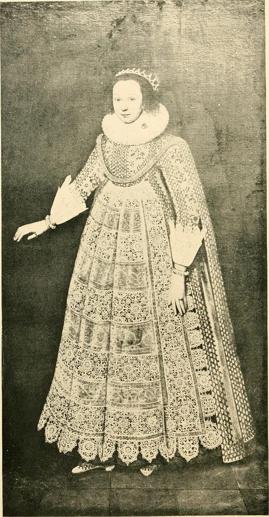 An illustration from History of lace, 1902, leaf 9