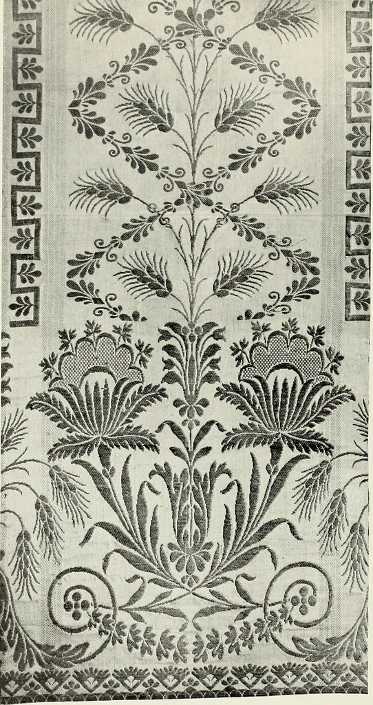 An illustration from Beginn and Blüte der Wiener Seidenweberei, 1915, leaf 17