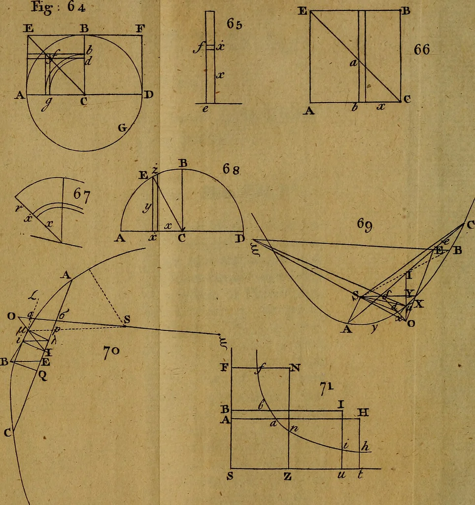 An illustration from Cyclomathesis : or, An easy introduction to the several branches of the mathematics; being principally designed for the instruction of young students, before they enter upon the more abtruse and difficult parts thereof, 1763, leaf 122