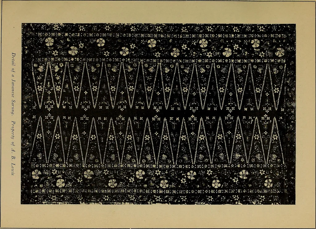 An illustration from First lessons in batik; a handbook in batik, tie-dyeing and all pattern dyeing, 1921, leaf 27