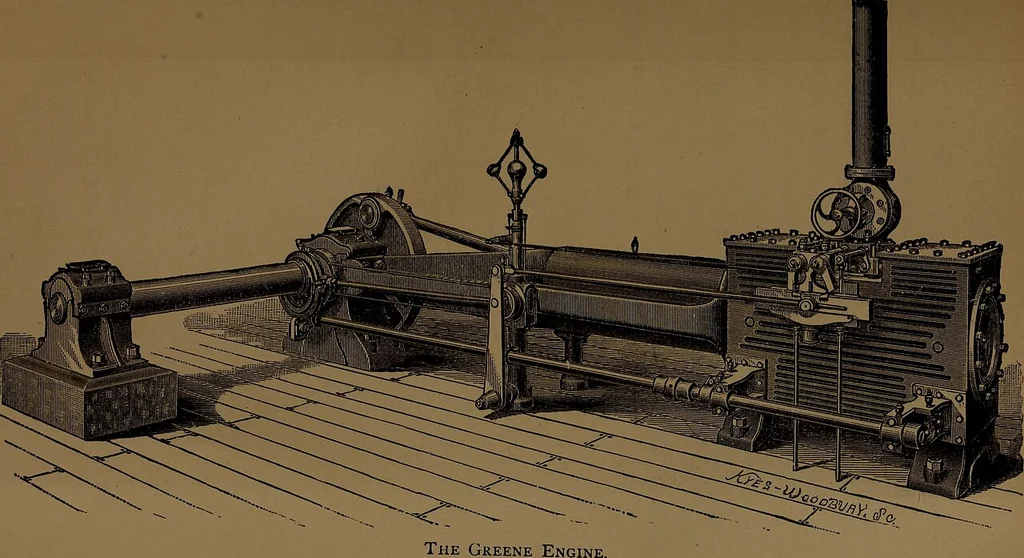 An illustration from Stationary steam engines, simple and compound; especially as adapted to electric lighting purposes, 1890, leaf 60