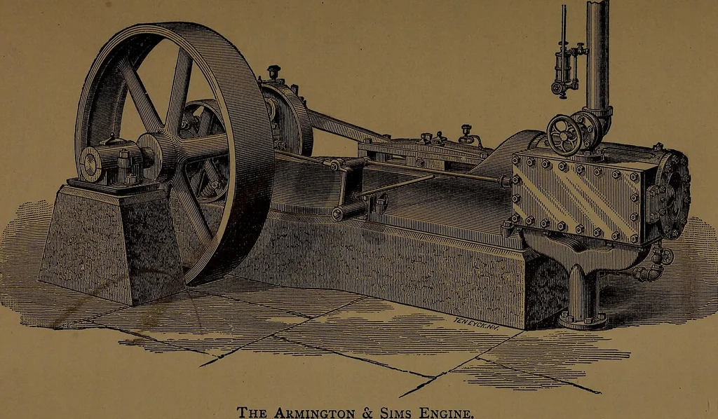 An illustration from Stationary steam engines, simple and compound; especially as adapted to electric lighting purposes, 1890, leaf 146