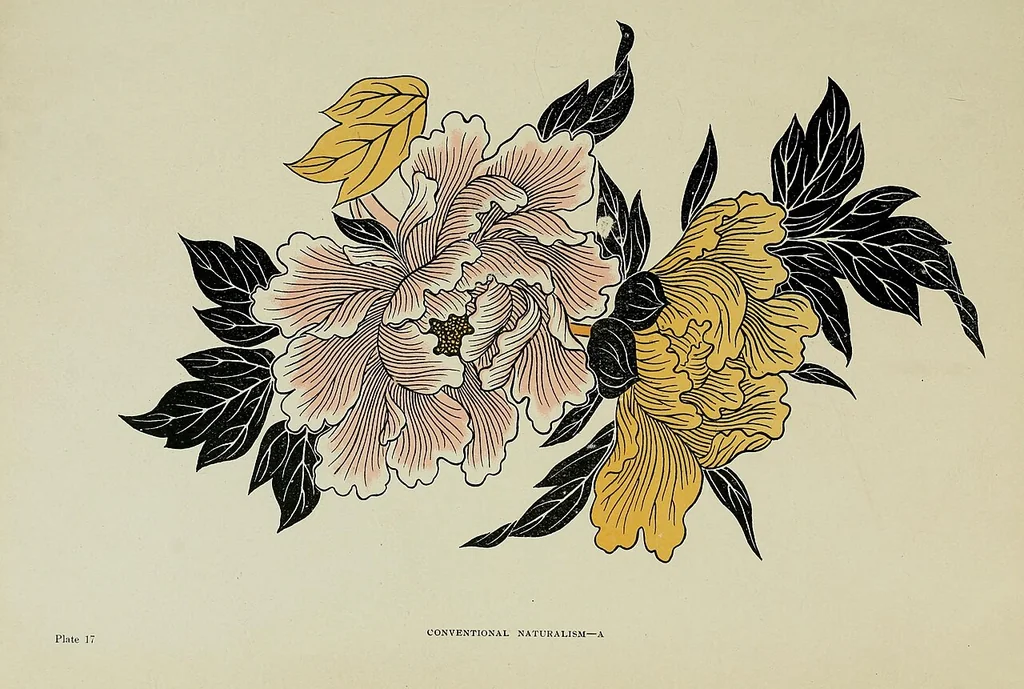 An illustration from Studies in the decorative art of Japan, 1910, leaf 71