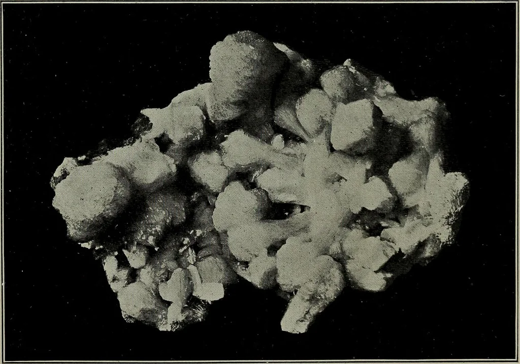 An illustration from A popular guide to minerals : with chapters on the Bement Collection of minerals in the American Museum of Natural History, and the development of mineralogy, 1912, leaf 380