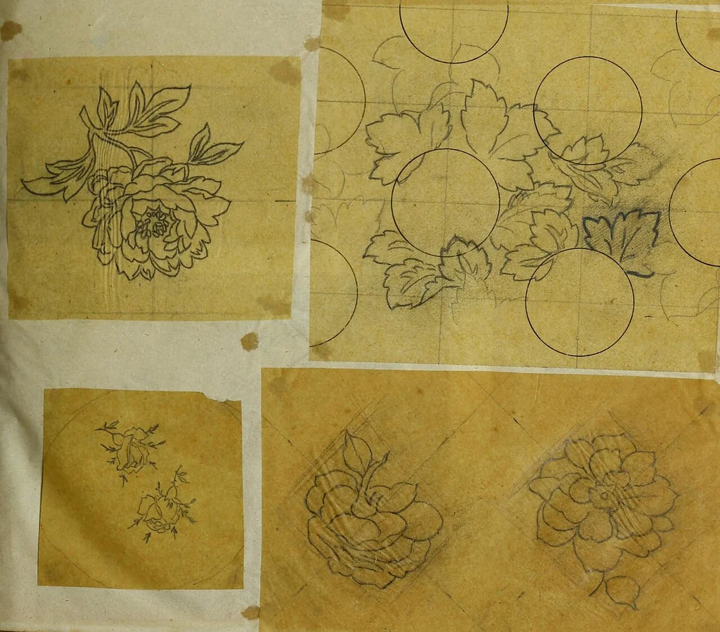 An illustration from (Design tracings, 1875, leaf 28