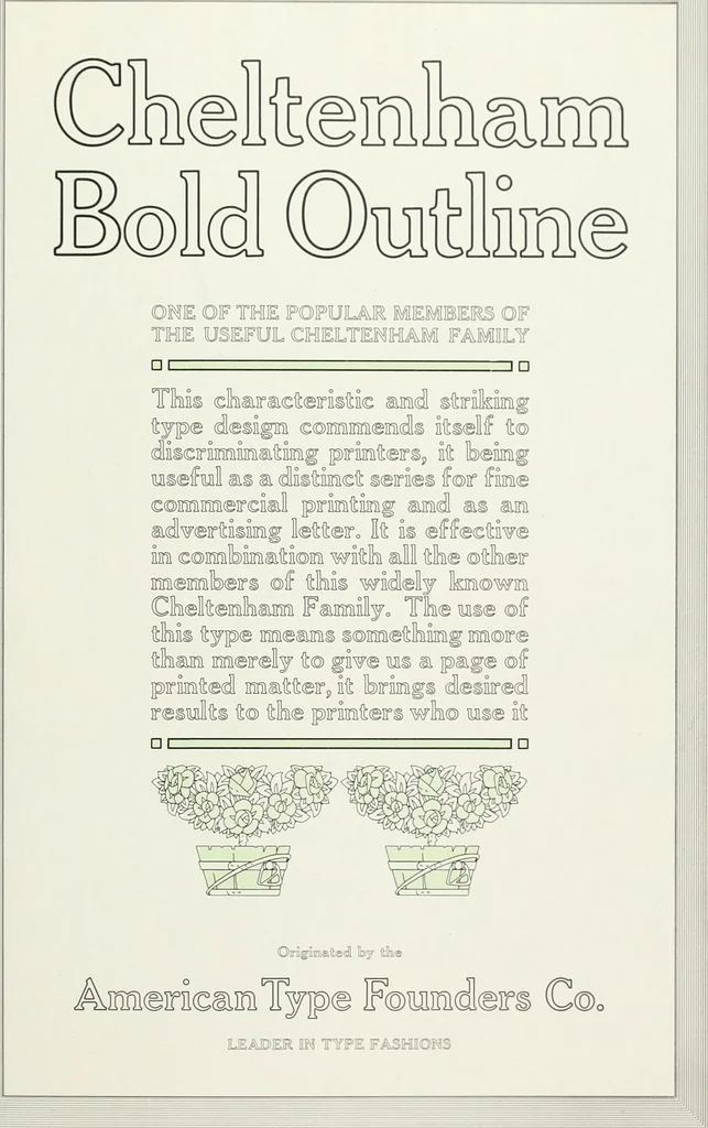 An illustration from American specimen book of type styles : complete catalogue of printing machinery and printing supplies, 1912, 1912, leaf 222