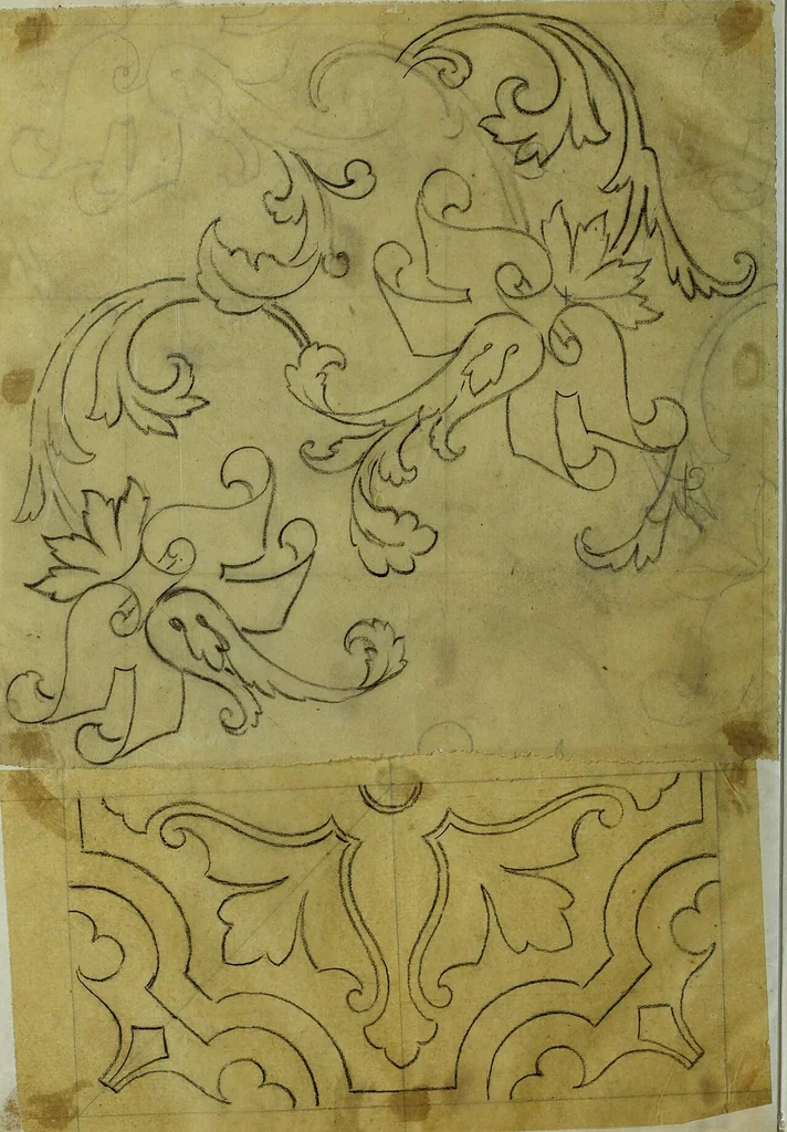 An illustration from (Design tracings, 1875, leaf 107