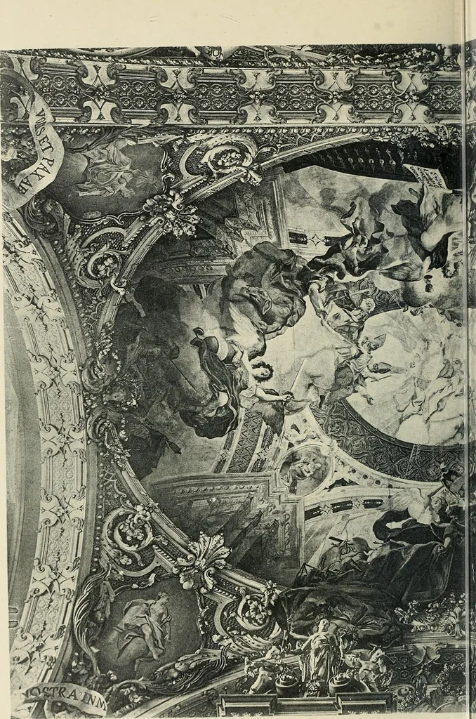 An illustration from Die Entwicklung der barocken Decken-malerei in Tirol. Mit 44 Tafeln und 6 Doppeltafeln, 1912, leaf 483
