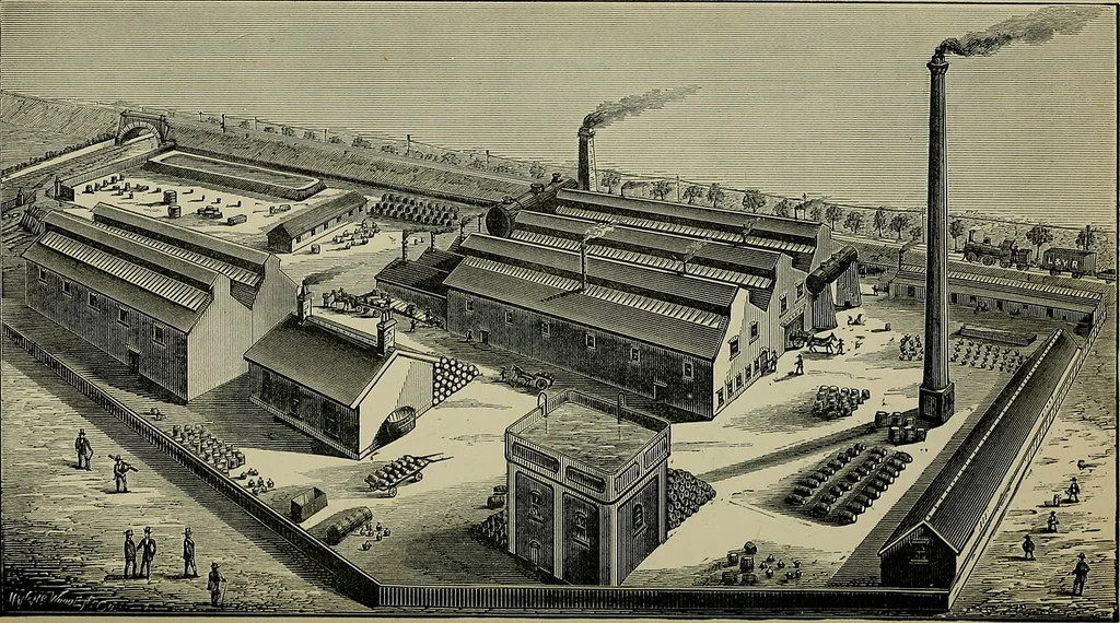 An illustration from Dyeing: comprising the dyeing and bleaching of wool, silk, cotton, flax, hemp, china grass &c., 1888, leaf 361