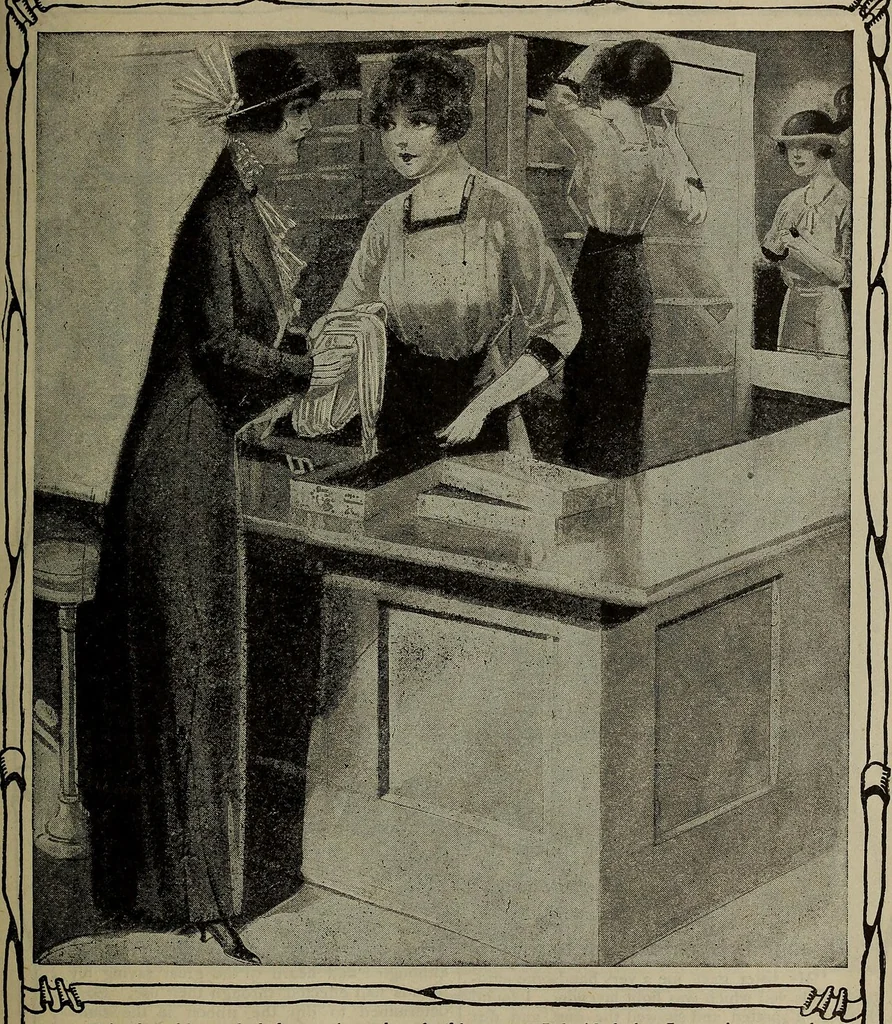 An illustration from Diamond dye annual, and direction book, 1914, leaf 8