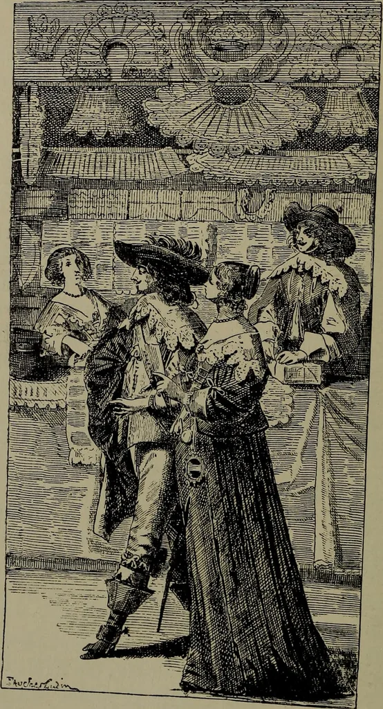 An illustration from Embroidery and lace: their manufacture and history from the remotest antiquity to the present day. A handbook for amateurs, collectors and general readers, 1888, leaf 213