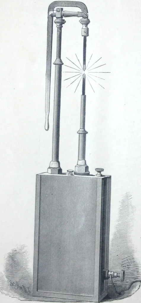 An illustration from The Maxim Electric Light and Power Co., Philadelphia., 1882, leaf 17