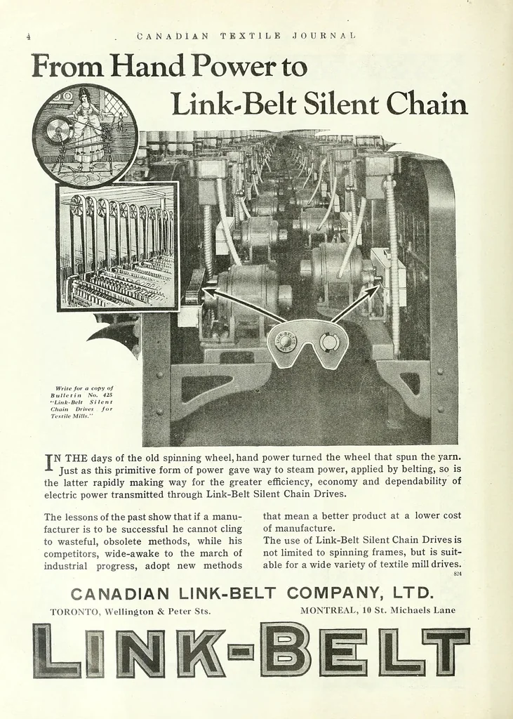 An illustration from Canadian textile journal, 1908, leaf 5