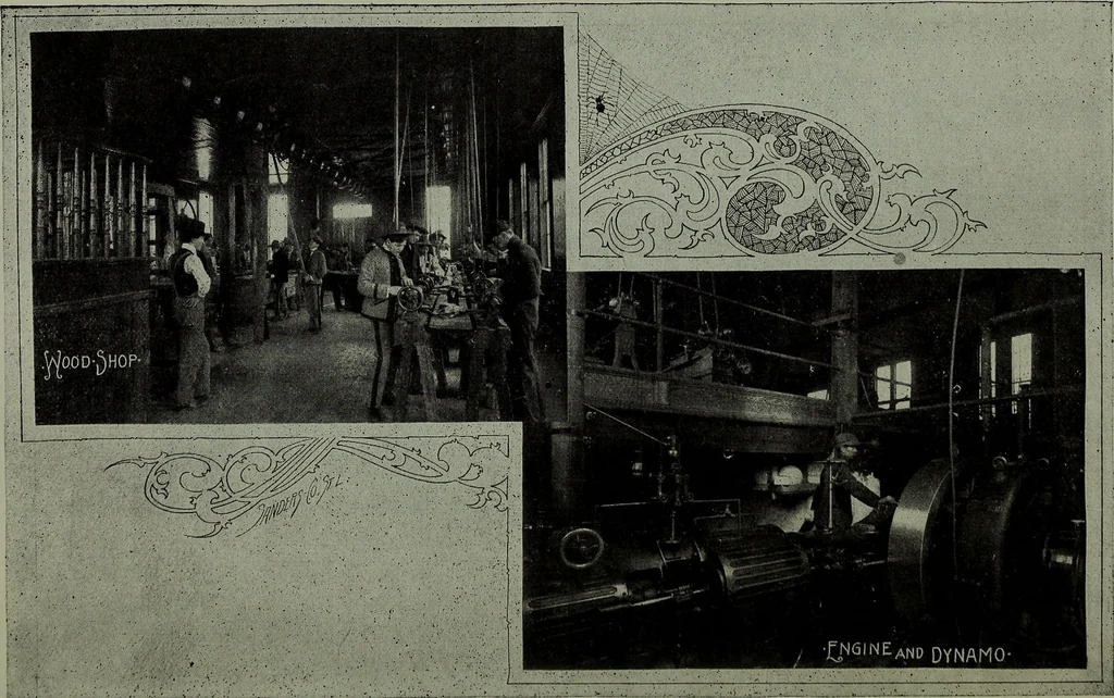 An illustration from Annual catalogue of the Agricultural and Mechanical College of Mississippi, 1884, leaf 42
