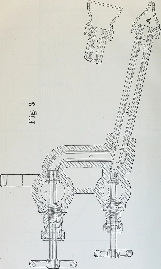 An illustration from Annual report of the State Mineralogist for the year ending ..., 1883, leaf 35