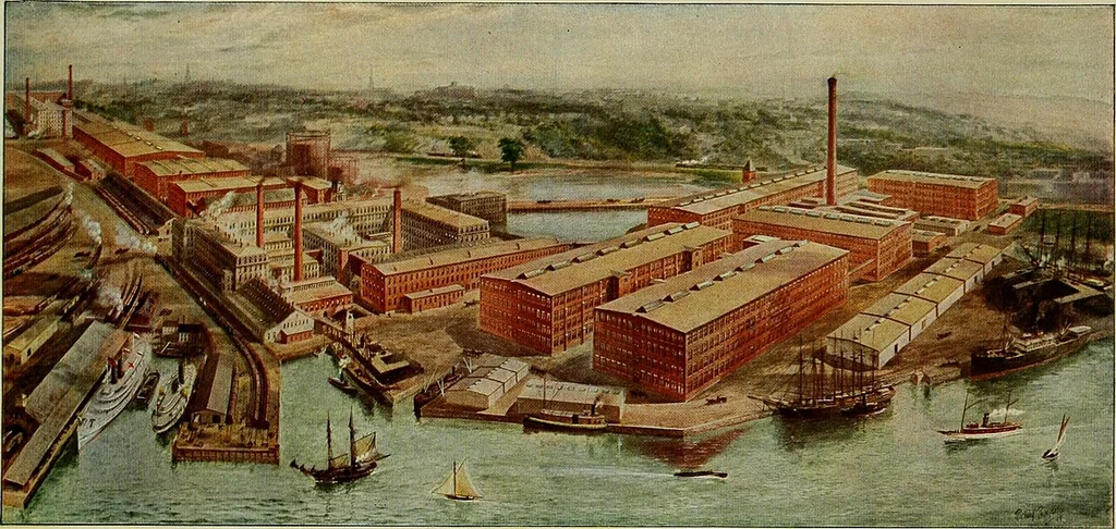 An illustration from Fabrics we are printing and how we do it, 1920, leaf 5