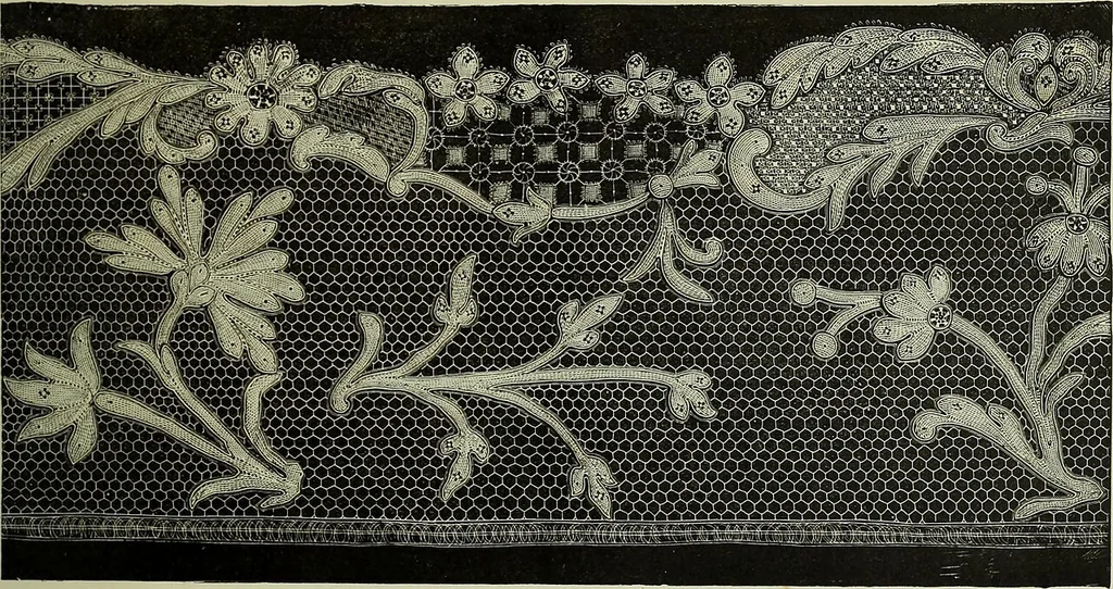 An illustration from The dictionary of needlework : an encyclopaedia of artistic, plain, and fancy needlework dealing fully with the details of all the stitches employed, the method of working, the materials used, the meaning of technical terms, and, where necessary, tracing the origin and history of the various works described, 1882, leaf 27