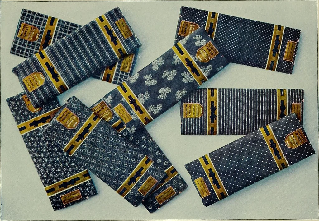 An illustration from Fabrics we are printing and how we do it, 1920, leaf 17