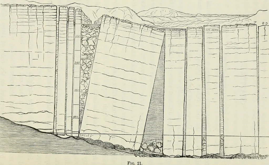 An illustration from (Frost and fire : natural engines, tool-marks and chips : with sketches taken at home and abroad by a traveller), 1864, leaf 805