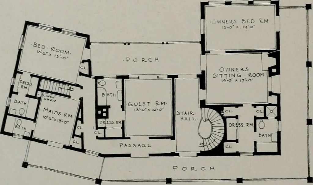 An illustration from Architect and engineer, 1905, leaf 173