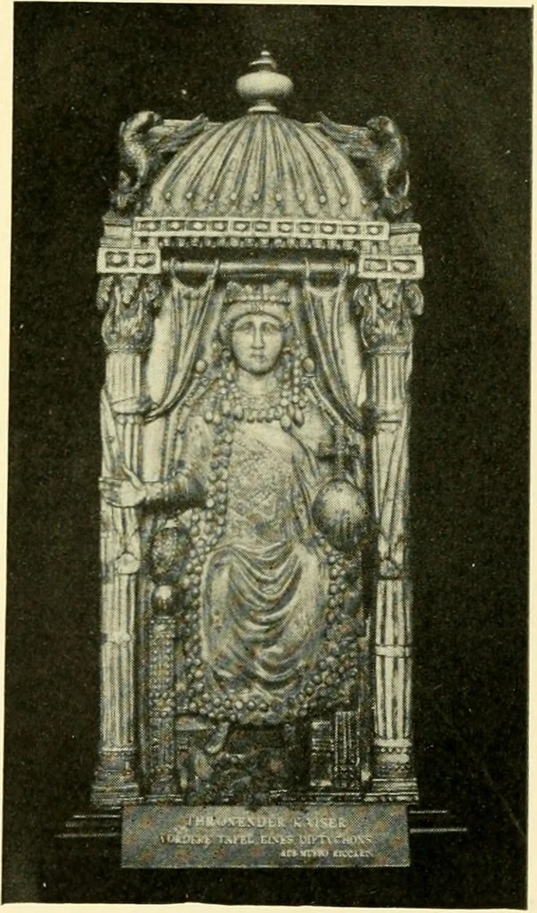 An illustration from The arts and crafts of our Teutonic forefathers, 1910, leaf 176