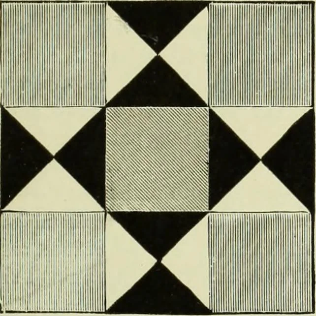 An illustration from The dictionary of needlework : an encyclopaedia of artistic, plain, and fancy needlework dealing fully with the details of all the stitches employed, the method of working, the materials used, the meaning of technical terms, and, where necessary, tracing the origin and history of the various works described, 1882, leaf 114