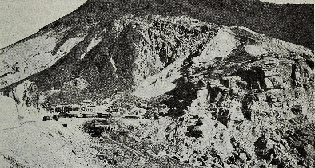 An illustration from Report of the State Mineralogist, 1892, leaf 298