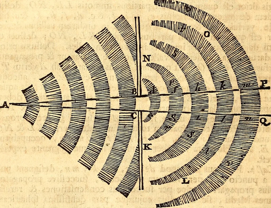 An illustration from Philosophiae naturalis principia mathematica, 1723, leaf 367