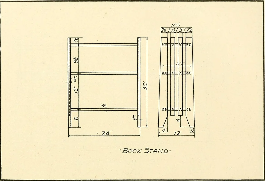 An illustration from Woodwork and mechanical drawing, 1914, leaf 125