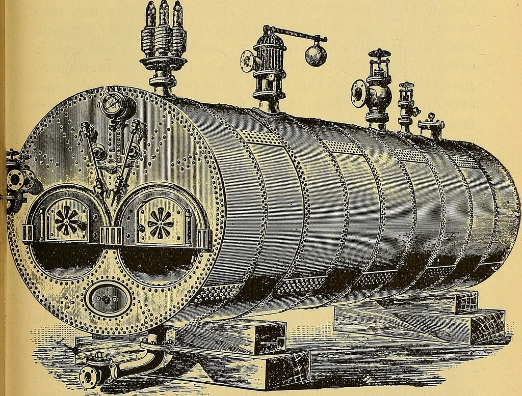 An illustration from Cotton weaving: its development, principles, and practice, 1895, leaf 392