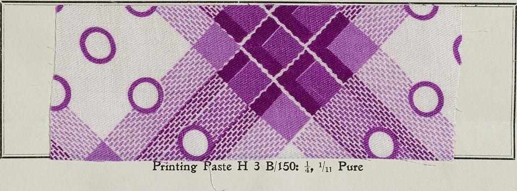 An illustration from New products manufactured by Farbwerke vorm. Meister Lucius & Brüning, Hoechst on the Main, Germany., 1900, leaf 200