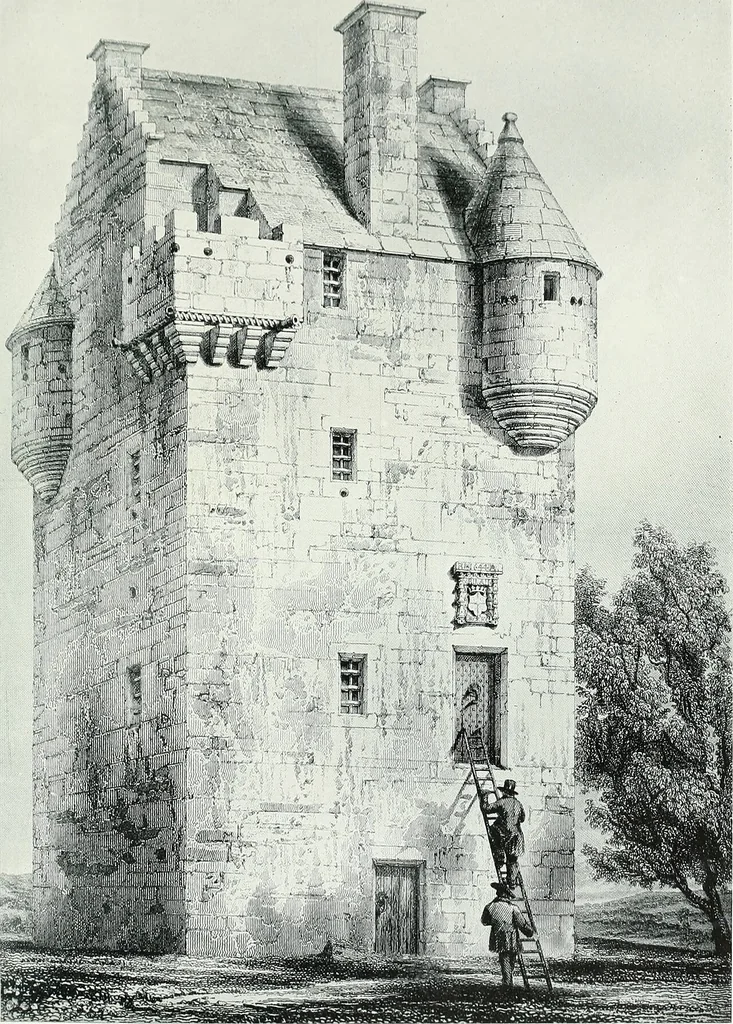 An illustration from The baronial and ecclesiastical antiquities of Scotland, 1909, leaf 182