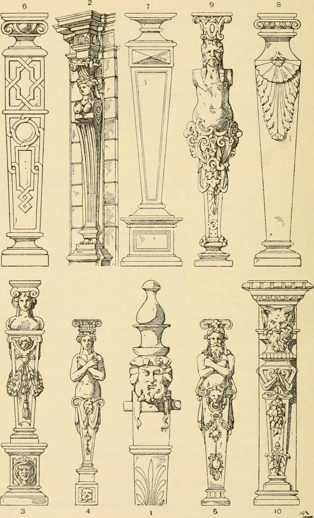 An illustration from Handbook of ornament; a grammar of art, industrial and architectural designing in all its branches, for practical as well as theoretical use, 1900, leaf 240