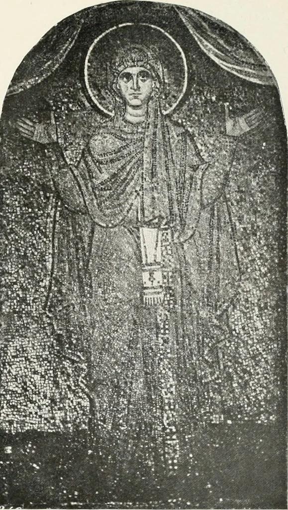An illustration from Die Mosaiken der Christlichen Ära. 1. t: Die Wandmosaiken von Ravenna, 1905, leaf 368