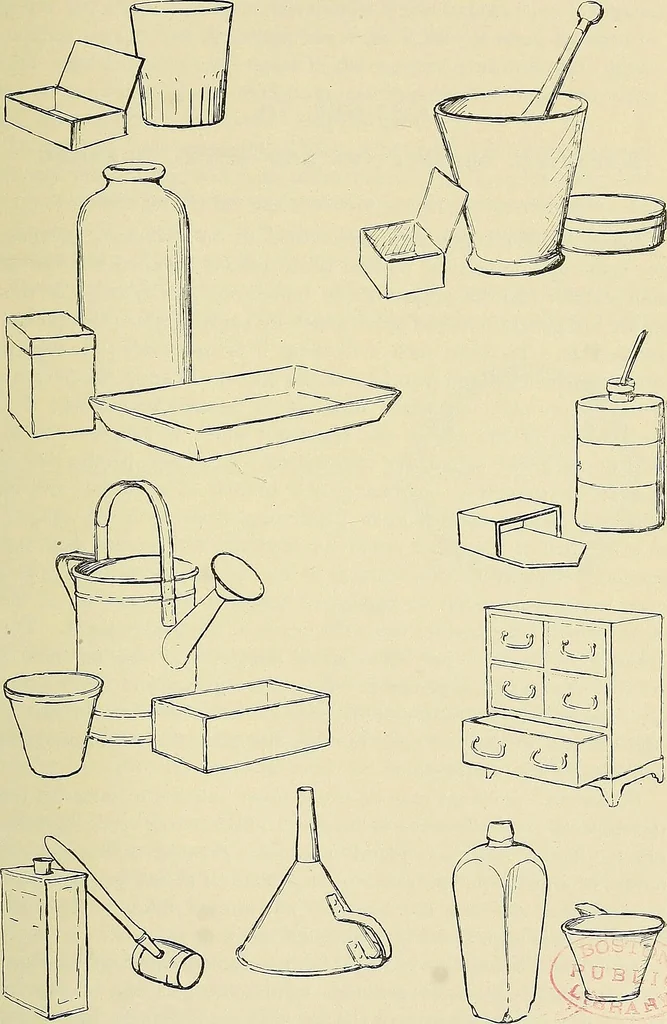 An illustration from Free-hand drawing : a manual for teachers and students, 1898, leaf 95