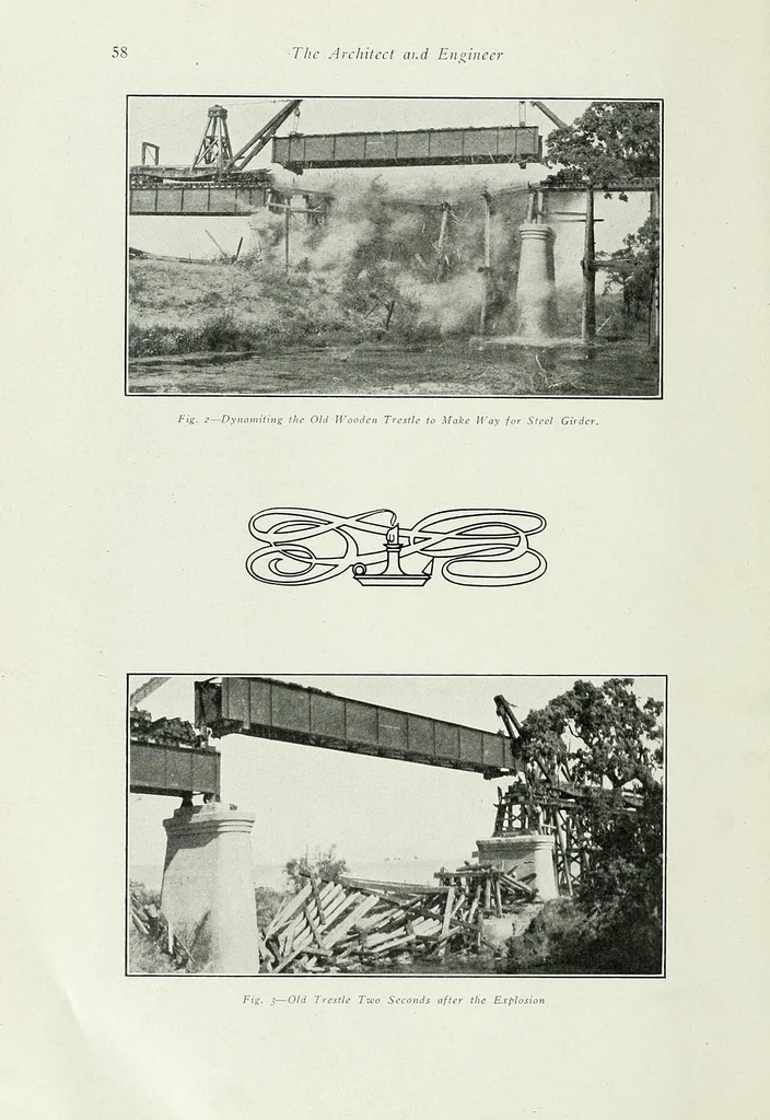 An illustration from The Architect & engineer of California and the Pacific Coast, 1905, leaf 229