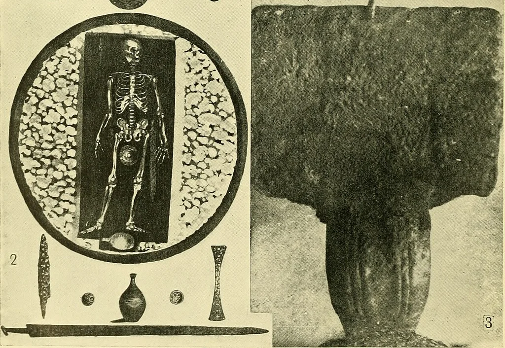 An illustration from The arts in early England, 1903, leaf 223