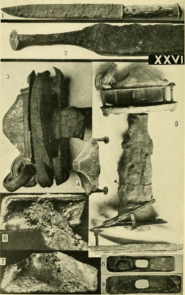An illustration from The arts in early England, 1903, leaf 315